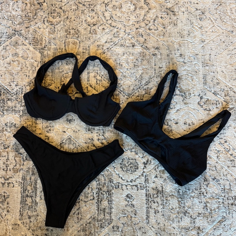 Beach Babe Black Bikini Set